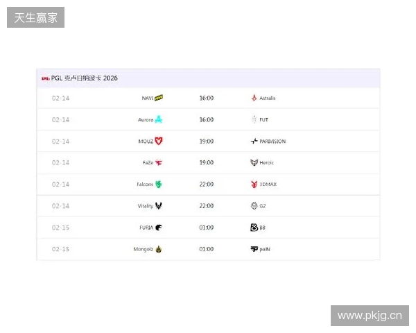 PGL克卢日-纳波卡:赛程赛制、参赛队伍及看点速览 PGL克卢日-纳波卡:赛程赛制、参赛队伍及看点速览
